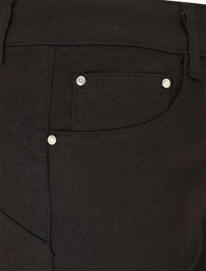 Jean skinny grande taille effet push up - Noir - 3