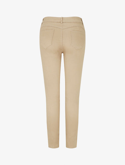 Jean skinny grande taille effet push up - Sable - 2