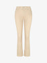 Jean droit grande taille effet push up - Beige - 1