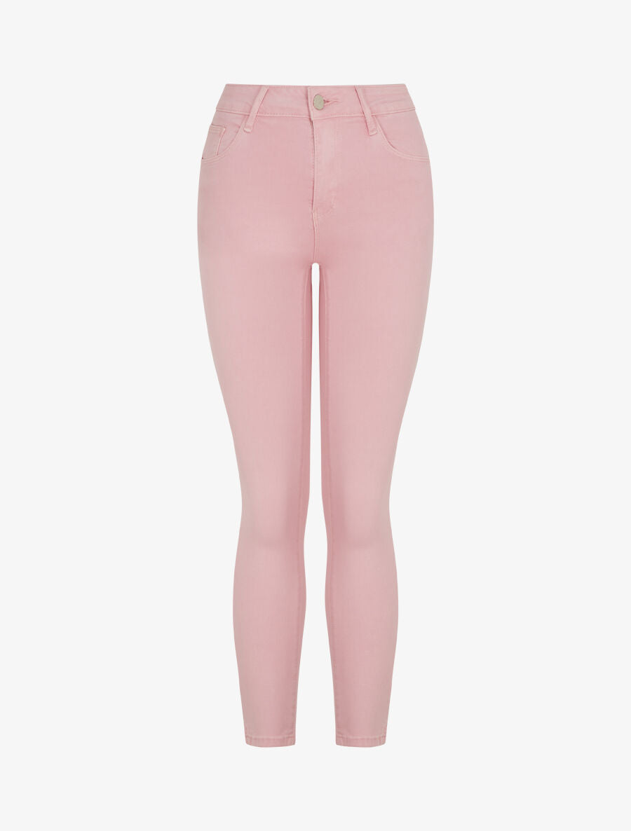 Jean uni standard coupe slim - Rose - 4