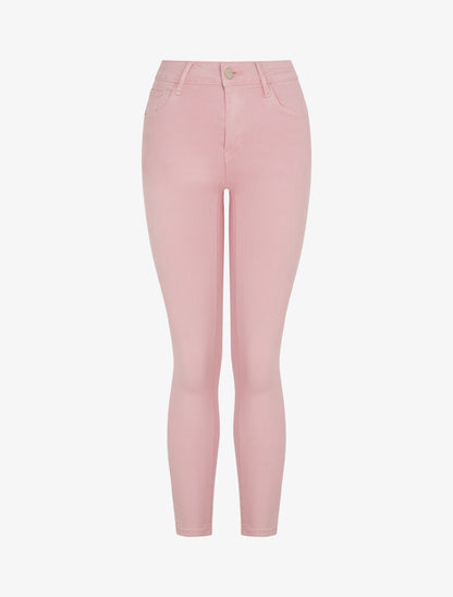 Jean uni standard coupe slim - Rose - 4