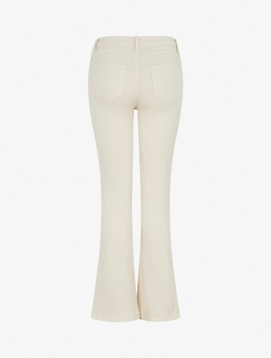Jean push up coupe flare - Beige - 2