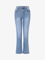 Jean push up droit taille standard - Bleu - 1