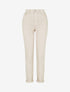 Jean à revers coupe droite - Beige - 1