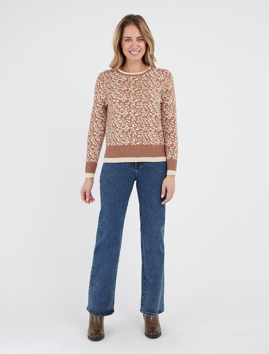 Jean droit 5 poches délavé - Bleu brut