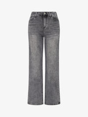 Jean push up coupe droite - Gris - 1