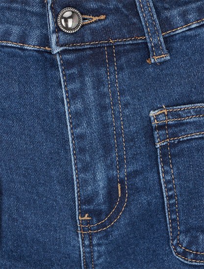 Jean droit taille standard - Bleu brut - 3