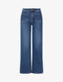 Jean wide leg coupe droite - Bleu - 1