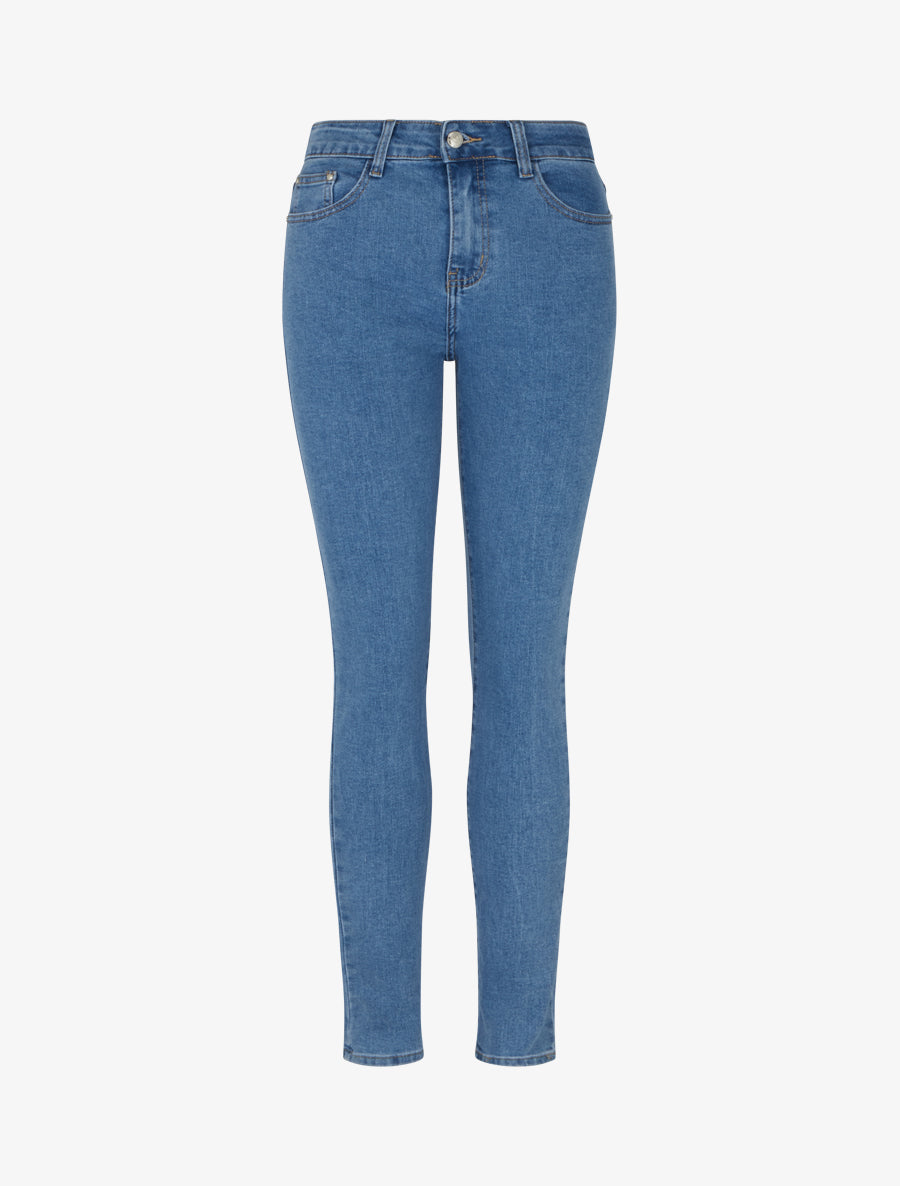 Jean classique coupe skinny - Bleu - 1