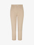 Jean mom taille haute élastiquée - Beige - 1