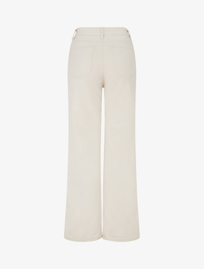 Jean coupe droite à 4 poches - Beige - 2