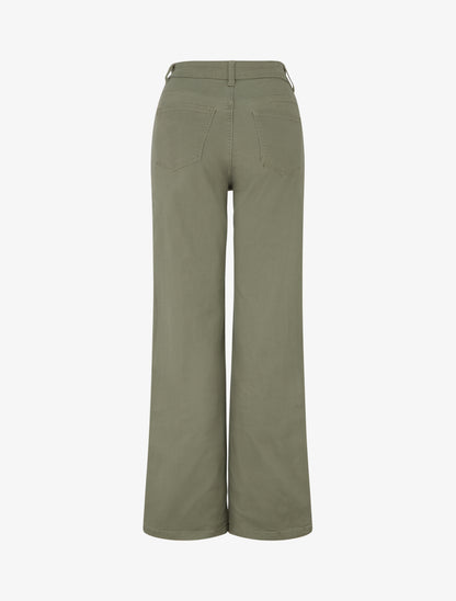 Jean coupe droite à 4 poches - Kaki - 2