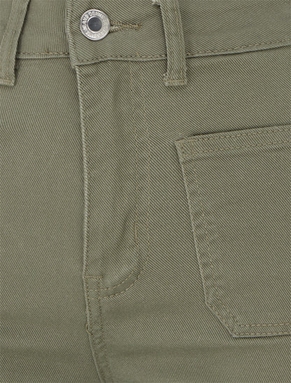 Jean coupe droite à 4 poches - Kaki - 3