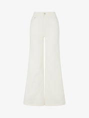 Jean wide leg coupe droite - Crème - 1