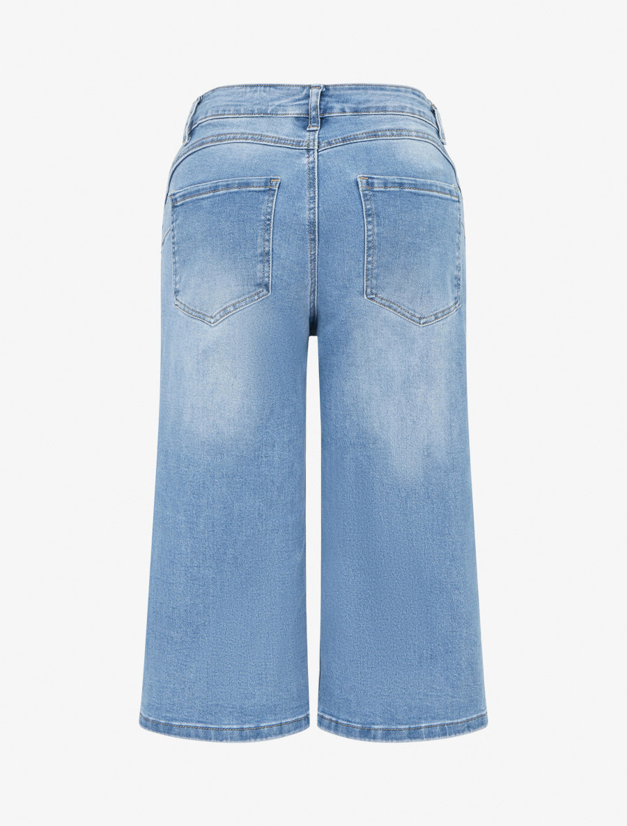 Bermuda standard en jean - Bleu - 2