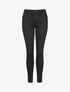 Jean slim à détails strass - Noir - 4