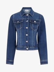 Veste en jean ajustée - Bleu