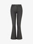 Pantalon flare enduit - Gris anthracite - 1