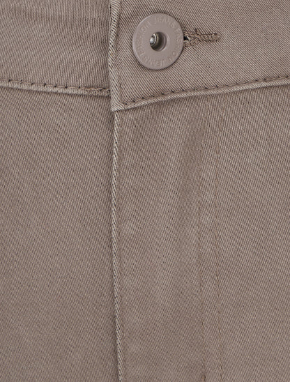 Jean uni coupe droite - Taupe - 3