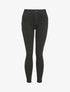 Jean skinny à taille haute et griffures - Noir - 1