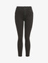 Jean skinny boutonné - Noir - 1