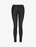 Pantalon en simili effet python - Noir - 1