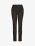 Jean grande taille slim uni à taille haute - Noir - 1