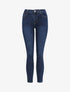 Jean push-up skinny - Bleu foncé - 1