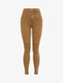 Jean biker skinny à taille haute - Camel - 1