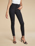 Jean skinny taille haute à coutures en V - Noir - 6