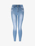 Jean slim taille standard élastiquée - Bleu - 4