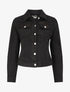 Veste en jean coupe droite - Noir - 4
