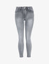 Jean skinny délavé - Gris - 1