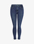 Jean slim à taille standard - Bleu denim - 1