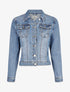 Veste en jean ajustée - Bleu denim - 1