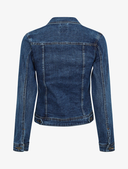 Veste en jean ajustée - Bleu - 2