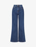 Jean ample coupe droite - Bleu - 1