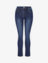 Jean slim taille haute - Bleu - 4