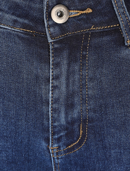 Jean skinny push-up déchiré - Bleu denim - 3