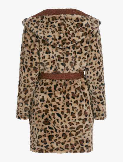 Manteau réversible à capuche - Terre de sienne - 4