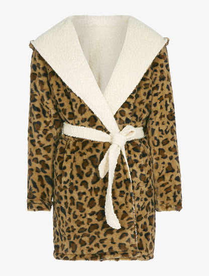 Manteau réversible à capuche - Beige - 3