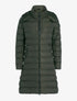 Doudoune longue matelassée à capuche - Kaki - 4