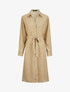 Robe chemise à imprimé feuilles d&