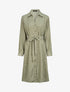 Robe chemise à imprimé feuilles d&