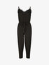 Combinaison fluide uni - Noir - 5
