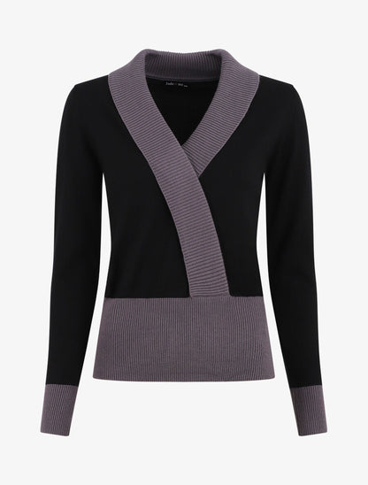 Pull cache-coeur - Noir - 1