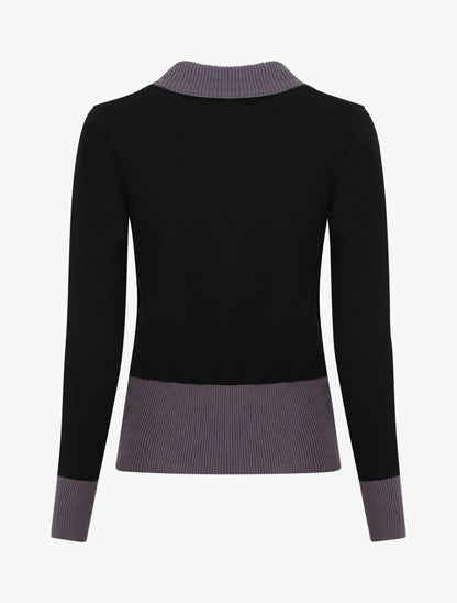 Pull cache-coeur - Noir - 2