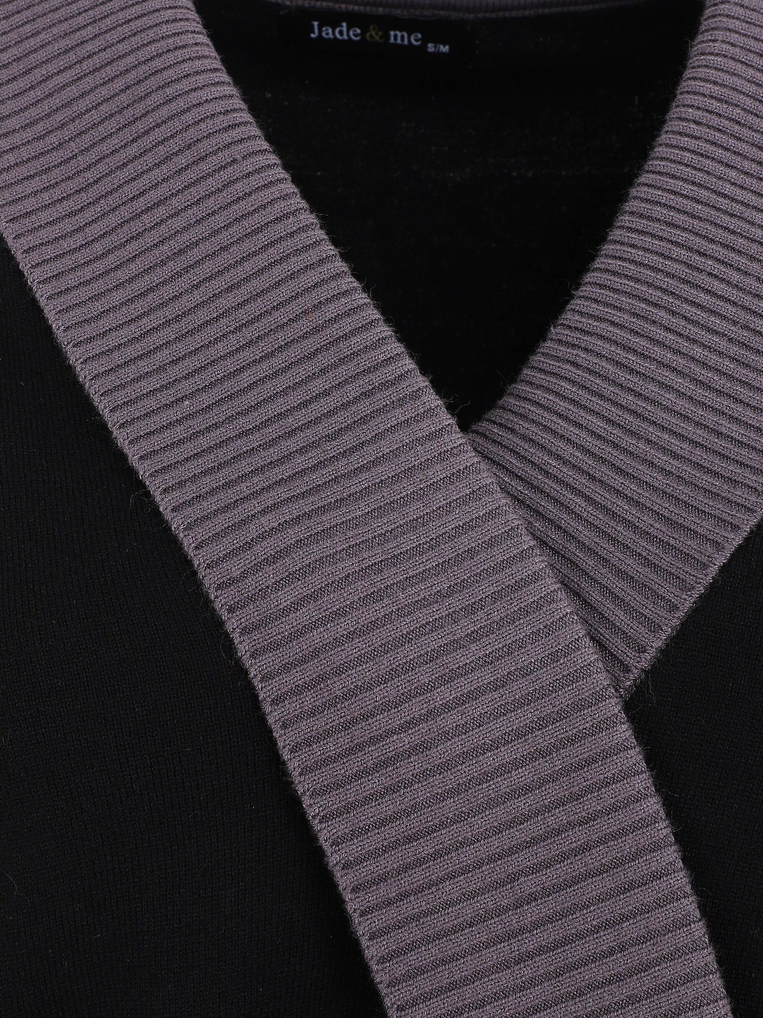 Pull cache-coeur - Noir - 3