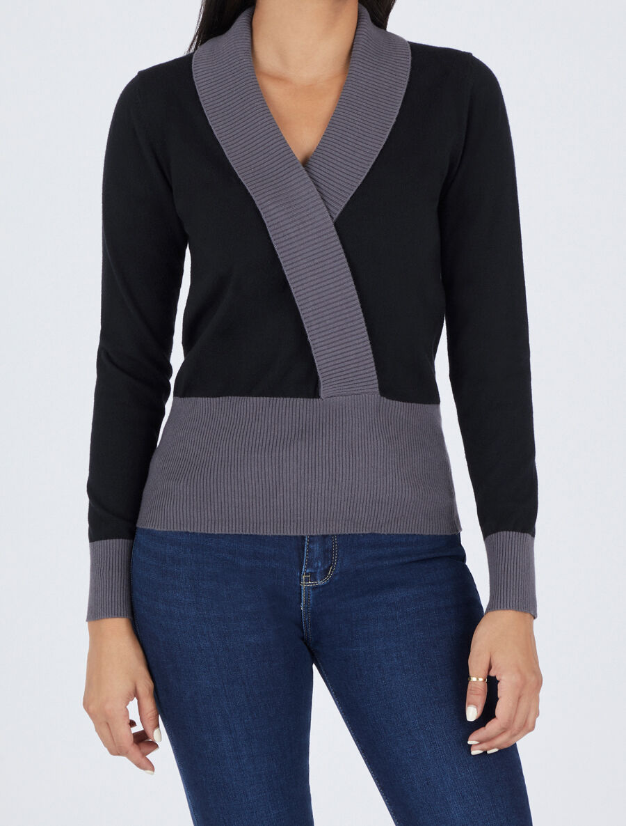 Pull cache-coeur - Noir - 4