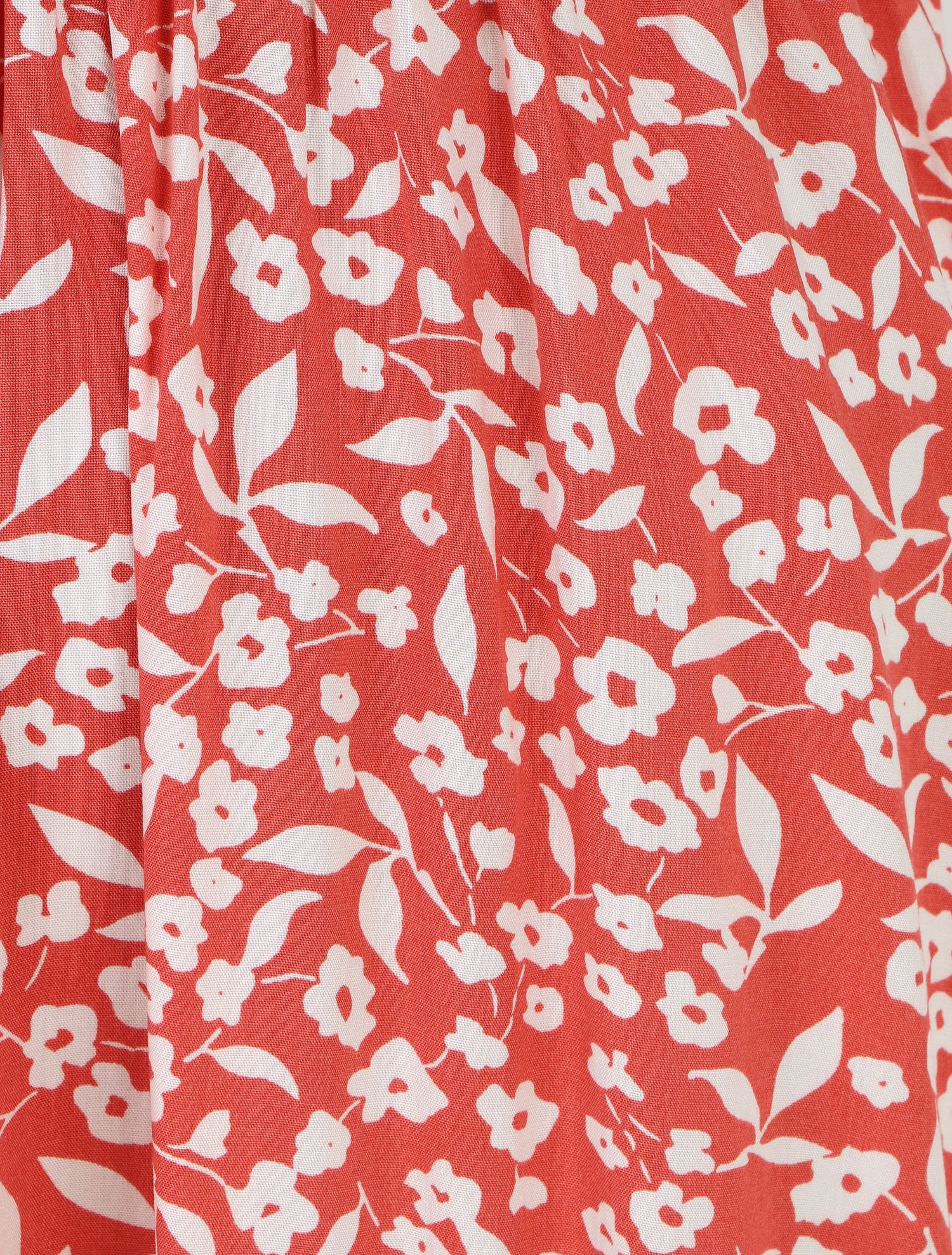 Robe mi-longue fleurie à fines bretelles - Rose - 3